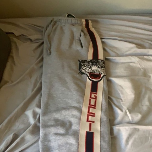 Grey Cotten Gucci sweats, very comfortable. - Picture 2 of 3